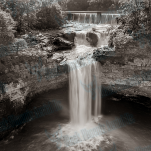 DeSoto Falls B&W